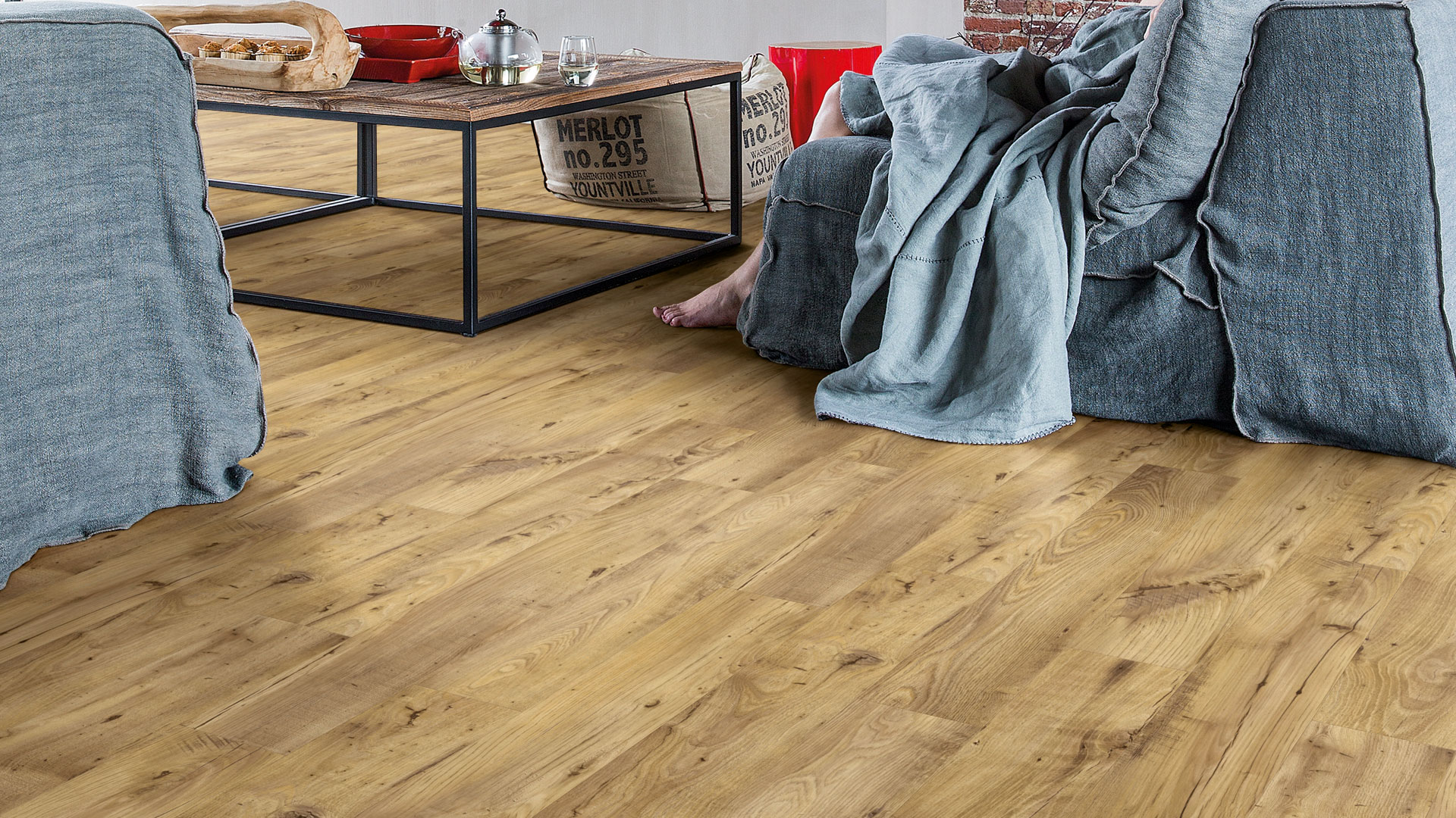 Quick-Step timber floor for the living room